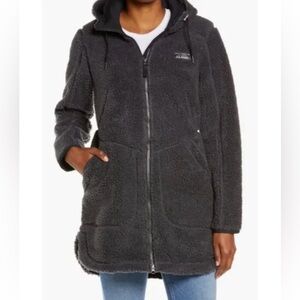 L.L.Bean Mountain Windproof High Pile Fleece Coat Size Small
